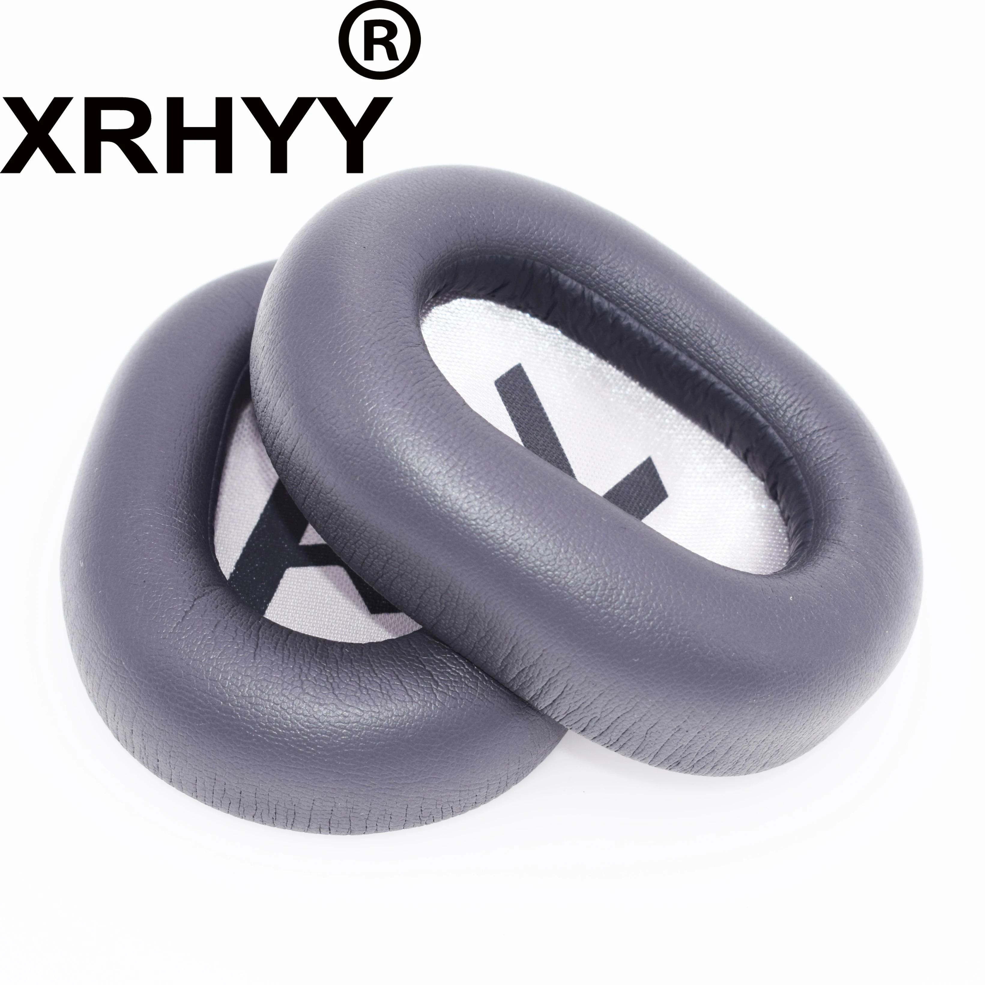 

Серые сменные амбушюры XRHYY, кожаные амбушюры из пены с эффектом памяти, амбушюры с шумоподавлением для наушников Plantronics Voyager 8200 UC