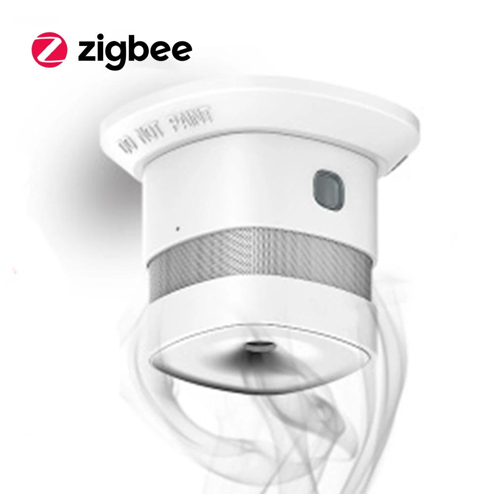 Система обнаружения дыма EN14604/CE/RoHS Certified Zigbee сети пожарной сигнализации Smart