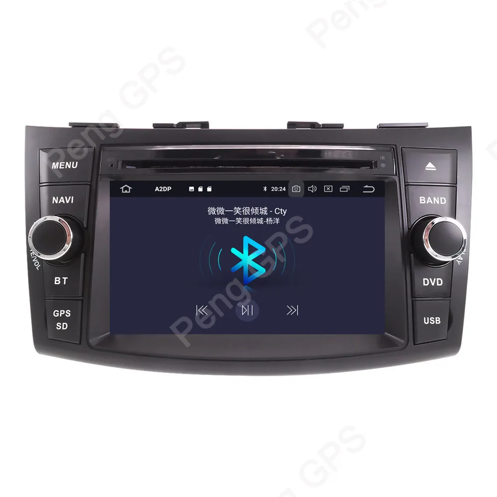 Clearance Android 9.0 Car 2 Din Radio for SUZUKI SWIFT 2011-2016 GPS Navigation CD DVD Player IPS Screen 1024*600 HIFI Music Headunit 2
