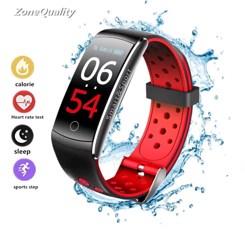 ZoneQuality Q8S Smart Band Фитнес Браслет Смарт Фитнес браслет с пульсометр трекер Группа 2