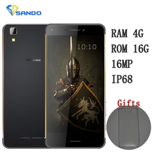 Hisense K1 Rugged Waterproof mobile Phone IP6 FDD LTE Octa Core smartphone 4GB 64GB 16.0MP 3000mAh 5.2 inch IPS HD X1 S30