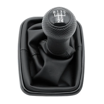 

Car styling Leather Gear Shift Knob Shifter Manual Car gear Lever for VW mk4 golf Car Accessories