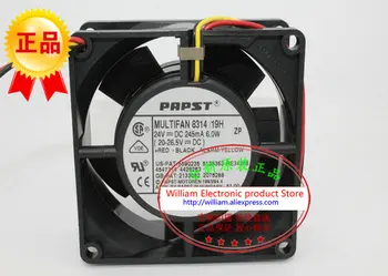 

New Original EBM PAPST 8314/19H DC24V 0.25A 6W 80*80*32MM 8CM frequency converter cooling fan
