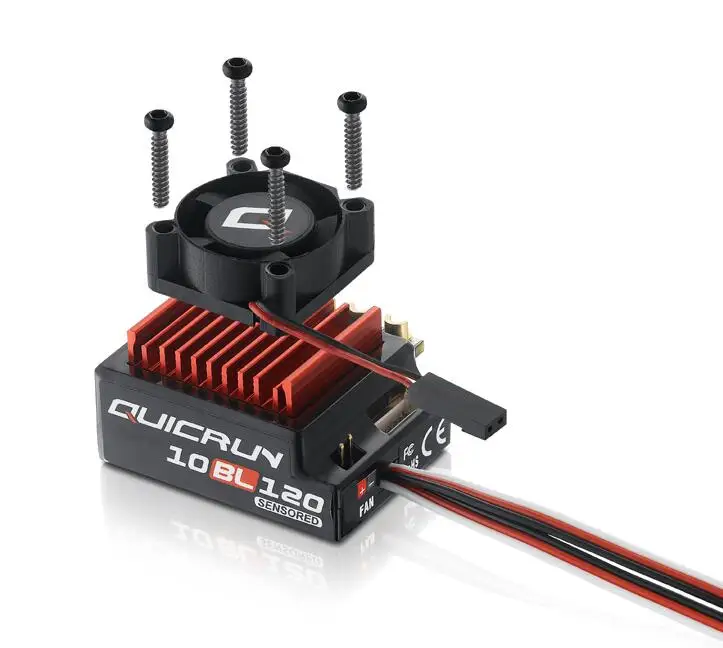 Hobbywing QUICRUN 10BL120 сенсорный 120A / 10BL60 Бесщеточный Регулятор скорости ESC для 1/10 1/12 RC