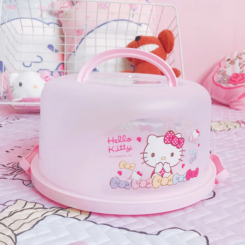  Portable Toast Box Cake Kitchen Storage Container Transparent Plastic Packing Case Organizer Storag