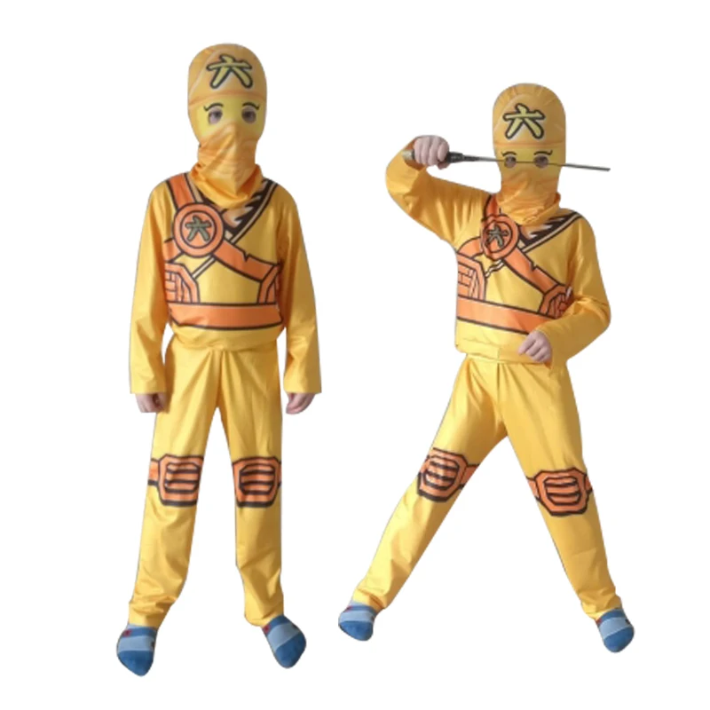 

Ninjago Cosplay Costume Boys Clothes Sets Children Clothing Halloween Fancy Party Clothes Ninja Superhero Suits Boy's Gift