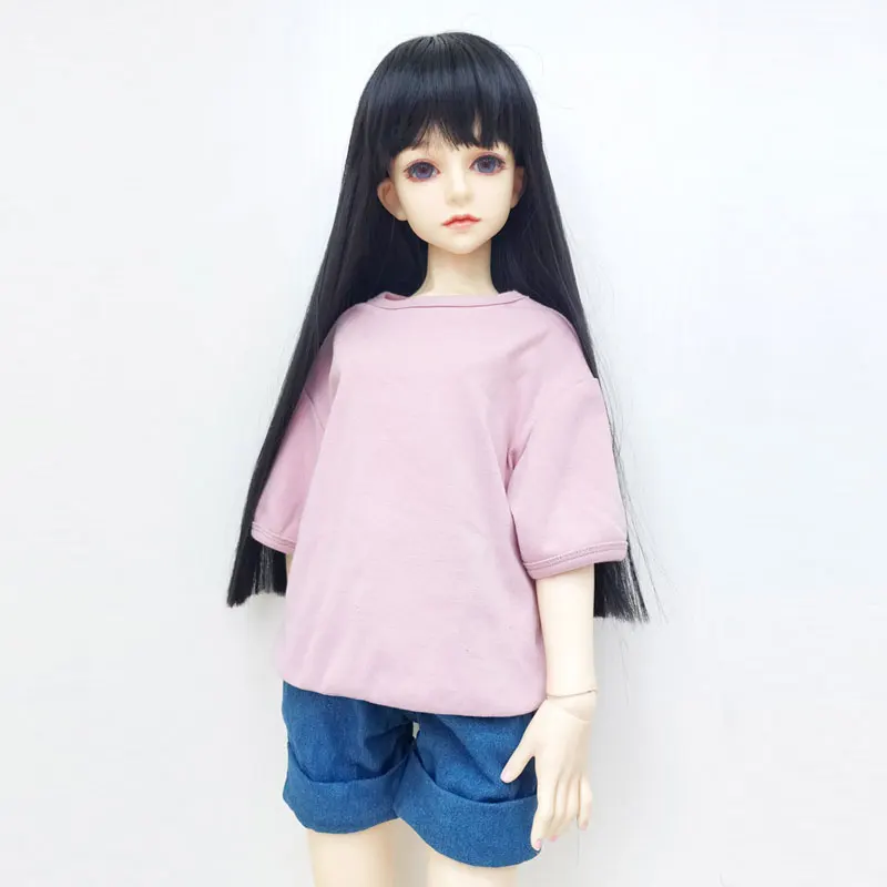 Кукла Одежда хлопок футболка платье аксессуары для 1/6 1/3 1/4 BJD пальто для куклы Подарки для детей