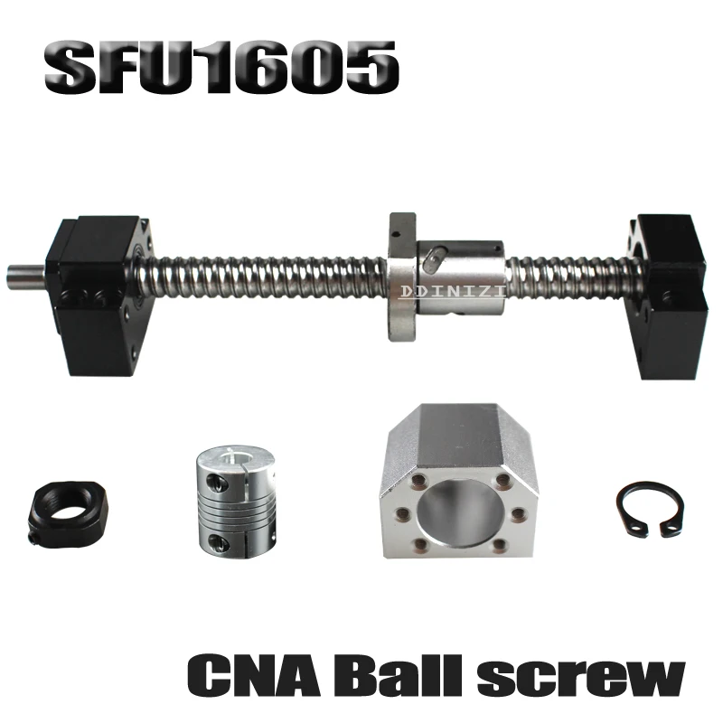 online SFU1605 set parafuso bola rolou SFU1605 C7 com end machined + 1605 habitação porca bola + porca + BK BF12 final suporte + acoplador RM1605
