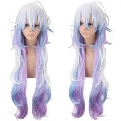 Anime Fate/Grand Order Caster Merlin Long Wig Cosplay Costum |
