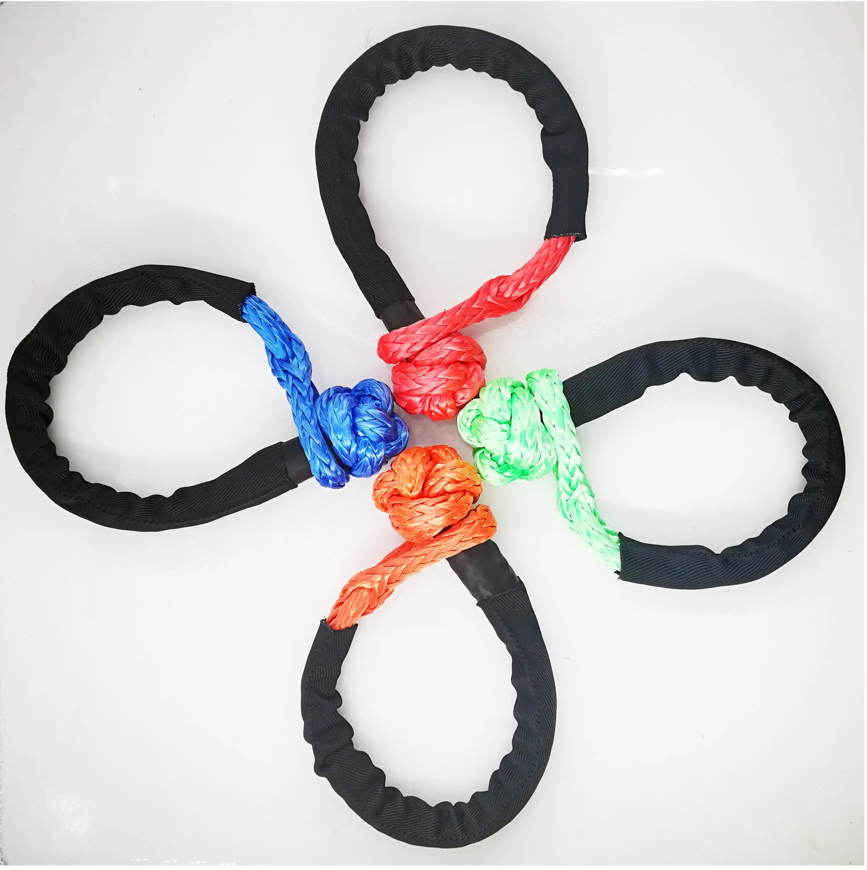 15 T 3/4 كسر قوة شكال لين للسيارة UHMWPE تكبل مع كم ل Jeep الطرق الوعرة اكسسوارات سحب الحبال الانتعاش أطقم