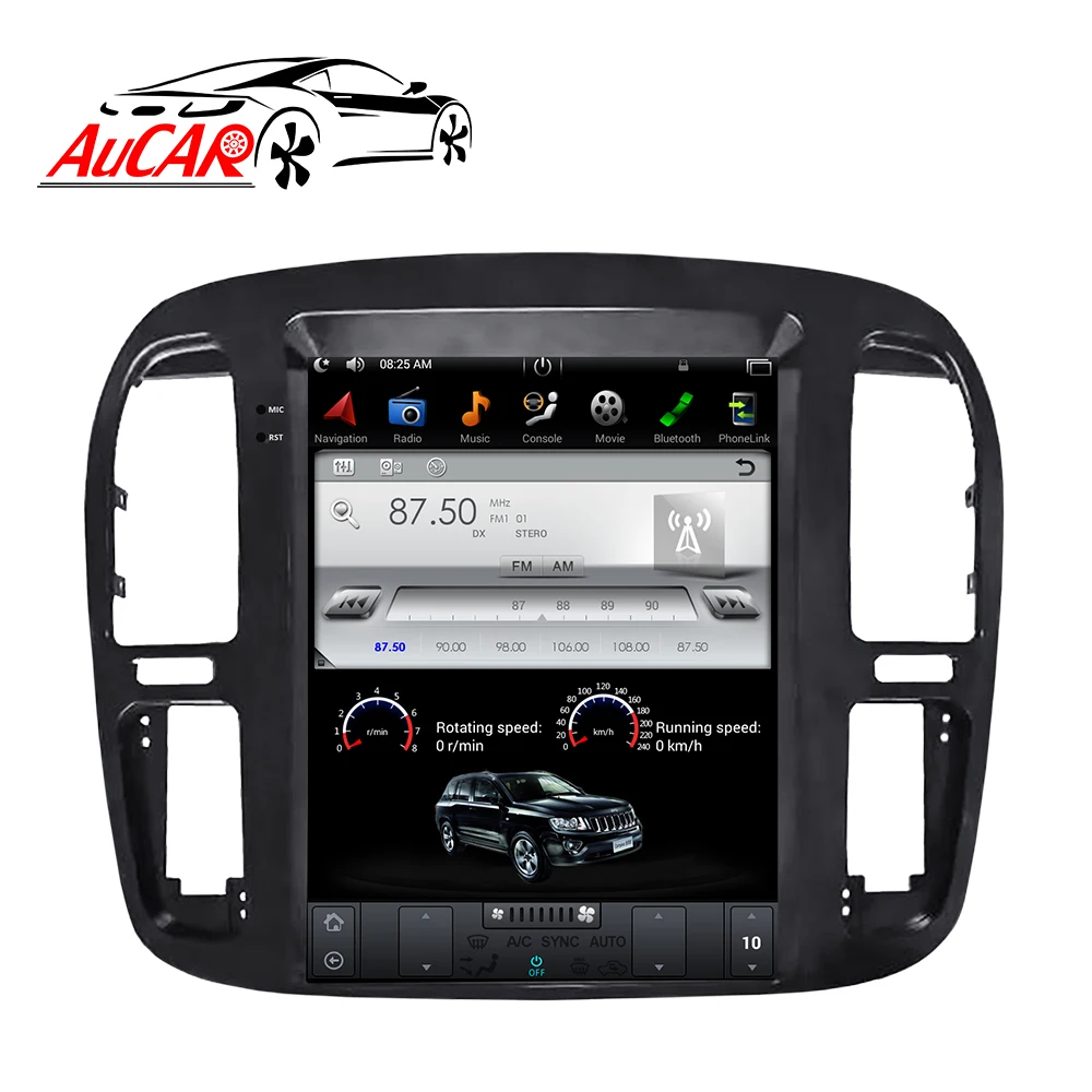 Tesla стерео 12 1 &quotAndroid автомобильный Радио gps навигация dvd плеер для TOYOTA LAND CRUISER LC100