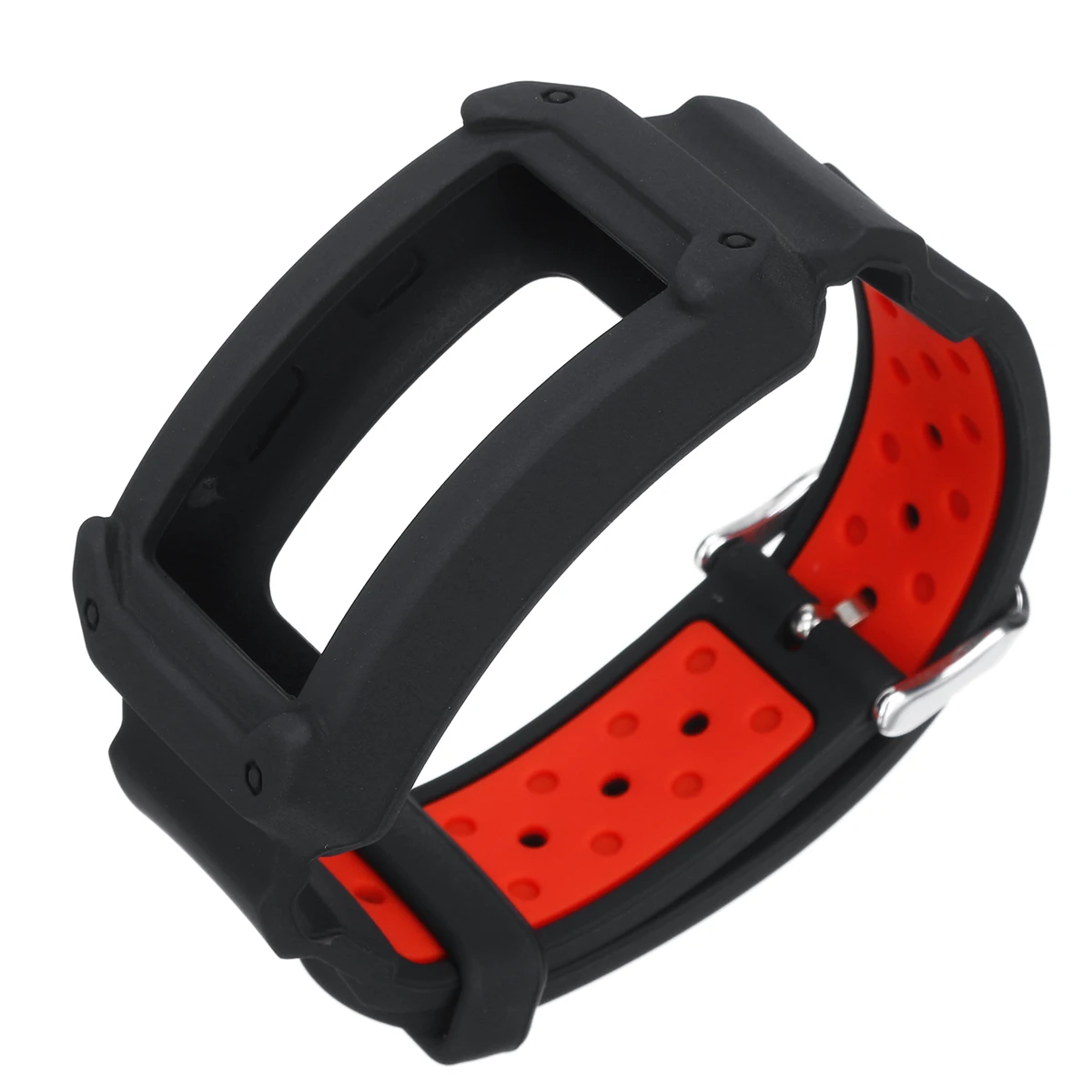 Силиконовый ремешок для часов, сменный ремешок для samsung gear Fit 2 SM-R360/Fit2 Pro R365, ремешок для наручных часов - Цвет: Black and Red