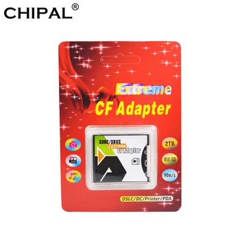 

CHIPAL Retail Package SD CF Card Adapter Single Slot Micro Flash CF Type I Memory Card Reader Converter Reader Writer Adapter