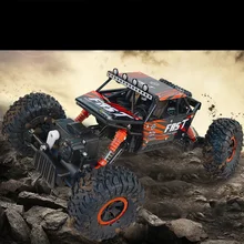 2.4G Rock Crawlers RC Car 4WD Rock Climber Waterproof Remote Control Car Off-Road Vehicle Toy for Kids Free shipping