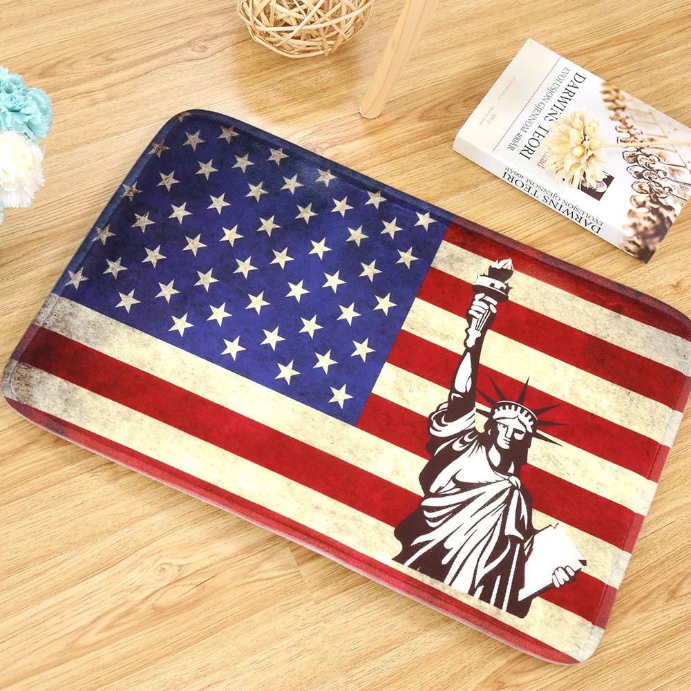 

1pc National Flag Bathroom Rug Carpet Bath Mats For Bathmat Non Slip banyo paspas