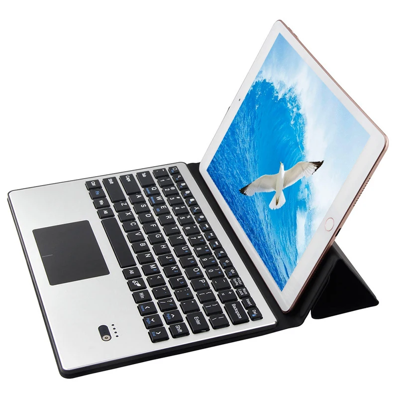 

For iPad 9.7 And 10.1 Inch Multi Device Split Wireless Portable Bluetooth Keyboard With Track Pad For IOS Android Windows