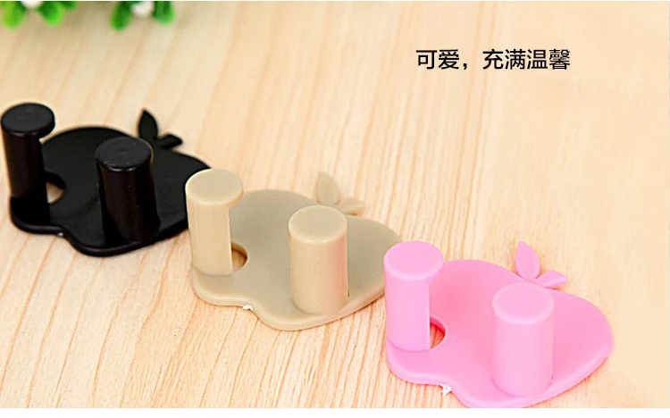 Apple Plug стеллаж для хранения многофункциональный крючки шапки и шарфа Крючки