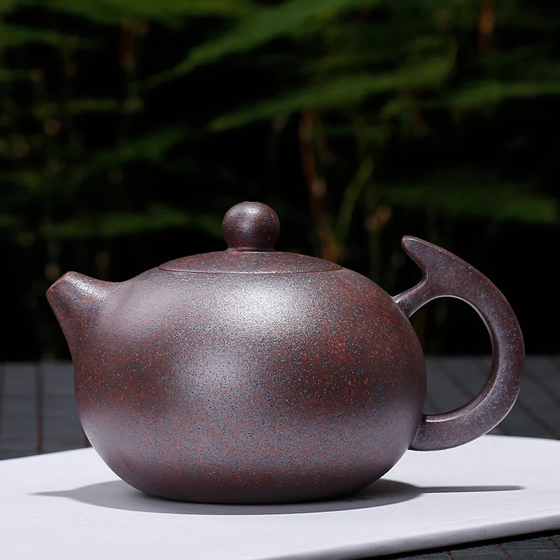 PINNY 270ml YiXing Purple Clay "Xi Shi" Teapot Burning Process Kung Fu Tea Pots High Quality Tea Set Purple Sand Crafts