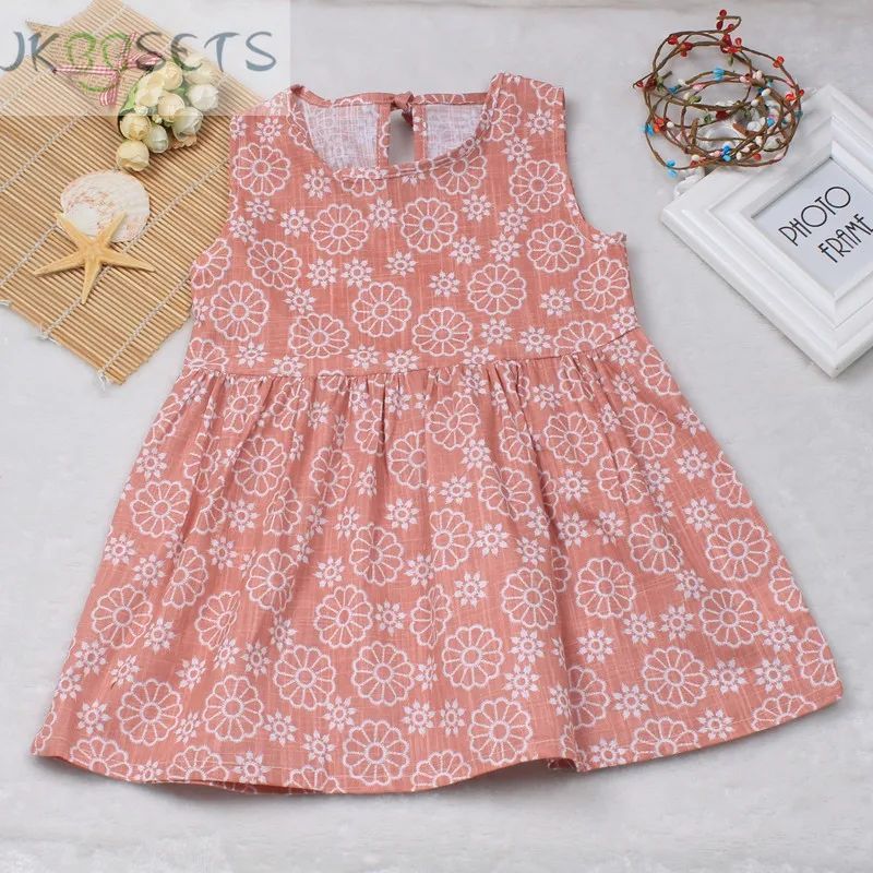 Casual Girls Dresses 2017 Brand Girl Princess Dress Kids Clothes A Line Pattern Design Kids