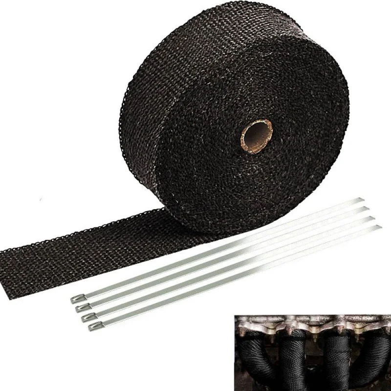 

2019 New Motorcycles Exhaust Front Pipe Anti-Hot Wrap Insulation Cloth Roll Heat-Resistant Exhaust Head Tape