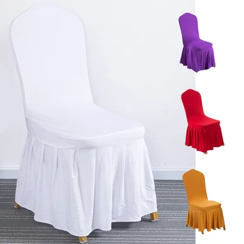 

Spandex Elastic Printing Dining Chair Slipcover Modern Removable Anti-dirty Kitchen Seat Case Stretch Chair Cover for Banquet