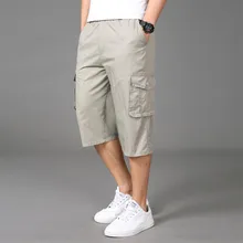 Мужские шорты-карго в стиле милитари, новинка, армейские камуфляжные шорты, мужские хлопковые Свободные повседневные шорты для работы, большие размеры 3,22