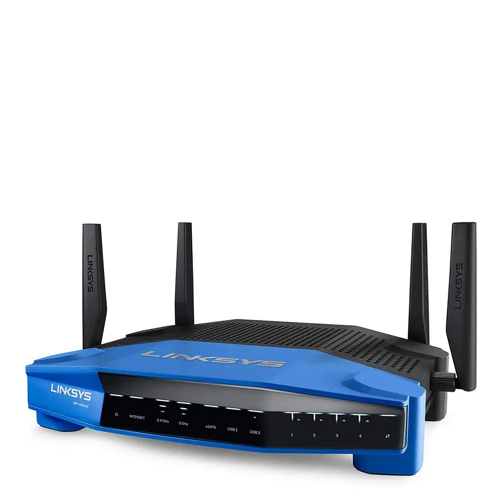 Linksys WRT1900ACS двухдиапазонный+ Wi-Fi беспроводной маршрутизатор с гигабитными и USB 3,0 портами, умный Wi-Fi, Сверхбыстрый процессор 1,6 ГГц