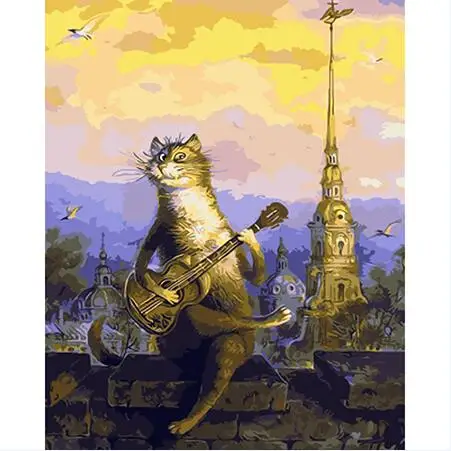 40CMx50CM no framed Безрамные белые цветы сделай сам краска по номерам Современная Настенная художественная картина акриловая краска уникальный подарок для домашнего декора 40x50 см произведение искусства - Цвет: 40CMx50CM no framed