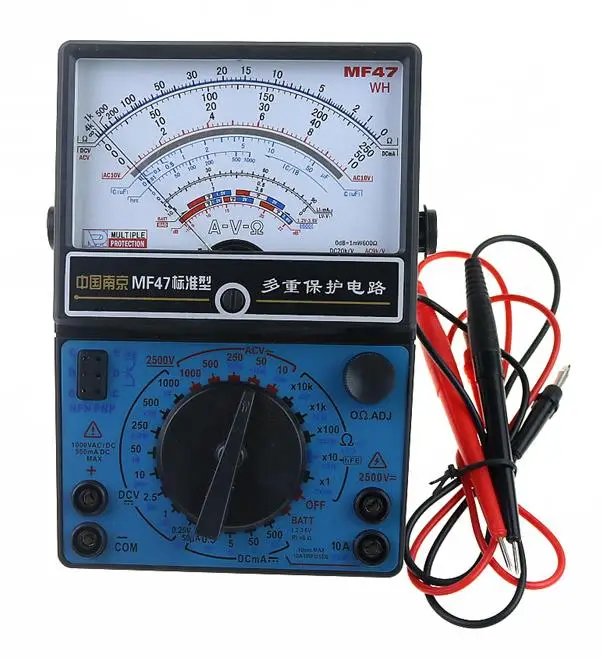 

MF47 Pointer Multimeter Measurement of DC Voltmeter Ammeter Ohmmeter Analog by Capacitance of Multimeter