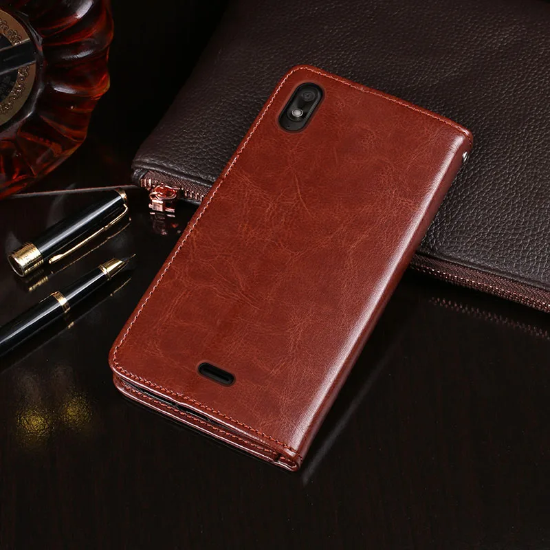

For Wiko View 2 Go Case Business Stand Flip Wallet Leather Coque Case for Wiko View 2 Go Cover Phone Bags Accessories