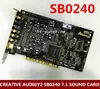 Оригинальная креативная звуковая карта AUDIGY2 SB0240 7,1 с позолоченным интерфейсом, поддержка xp/win7/8/10 ► Фото 1/2