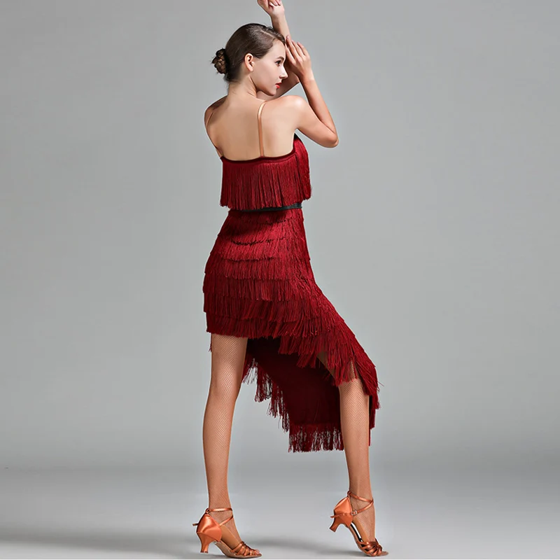 Платье с кисточками и для латинских танцев|latin dance competition dresses|dance dressescompetition dress |
