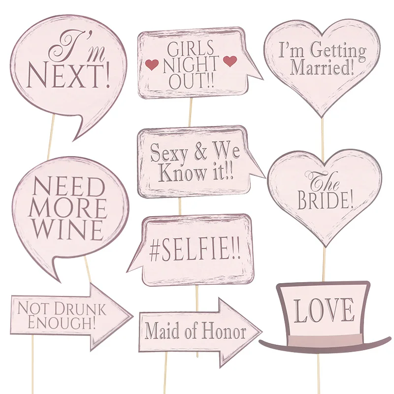 Photo Booth Props Girls 