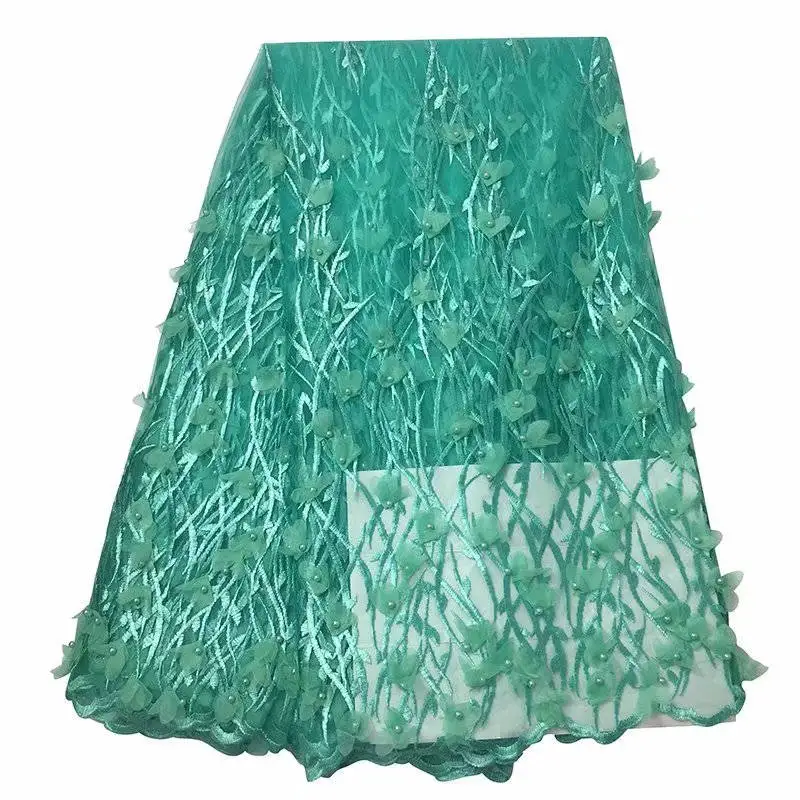 Новый стиль африканская кружевная ткань для aso ebi оранжевый кремовый желтый