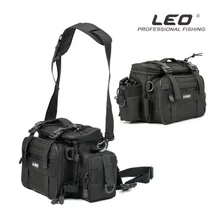 LEO рыболовные сумки многофункциональная Водонепроницаемая наружная поясная Наплечная Сумка рыболовная катушка/Леска/бутылка для воды/Крючки Чехол для инструментов