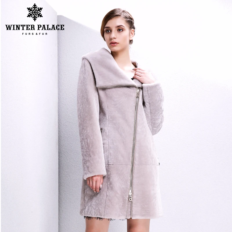 

Real fur women fur coat Fashion Slim Fur women winter jacket winter coat women sheepskin coat Sheep Shearing Coat