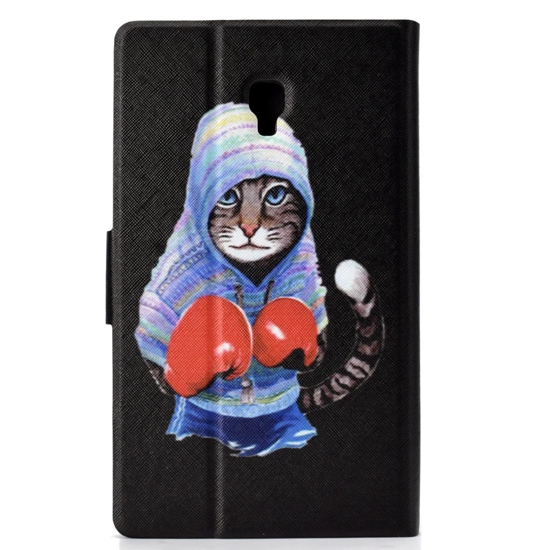 Флип Чехол книжка для Coque samsung Galaxy Tab 8,0 SM-T380 T385 симпатичный кожаный бумажник телефон Обложка для samsung вкладка случай 8,0