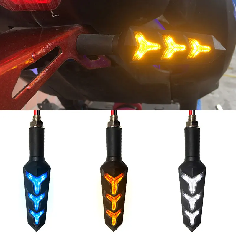 

Vehemo Motorcycle for Led Turn Signal Light Turn Signal Signal Lamp Amber Light Motorbike Indicator Light Running Light
