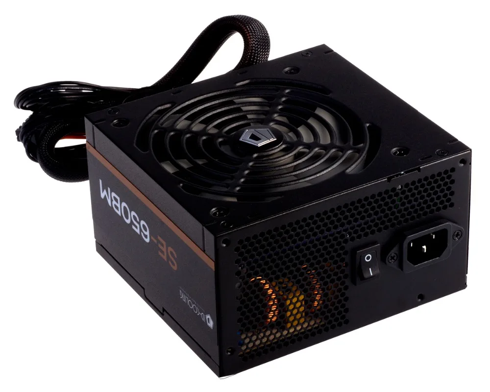 ID-COOLING SE-650BM 80 زائد البرونزية ، نصف تصميم وحدات ، 650 واط السلطة الحقيقية الكمبيوتر المكتبي pc إمدادات الطاقة إمدادات الطاقة