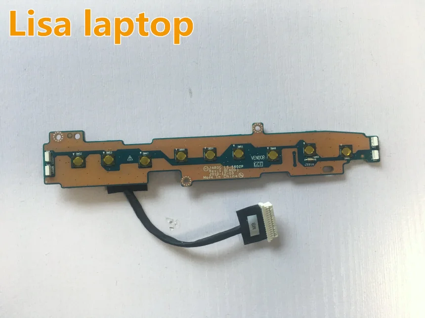 Для Dell OEM Alienware M17x R3 медиа печатная плата Кнопки 9 jftx 09 jftx LS-6602P