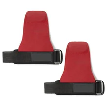 Перчатки для тяжелой атлетики, нескользящая кожа, защита для ладоней, для мертвой подтяжки, защита запястья, гантели, оборудование для тренажерного зала, Перчатки для фитнеса