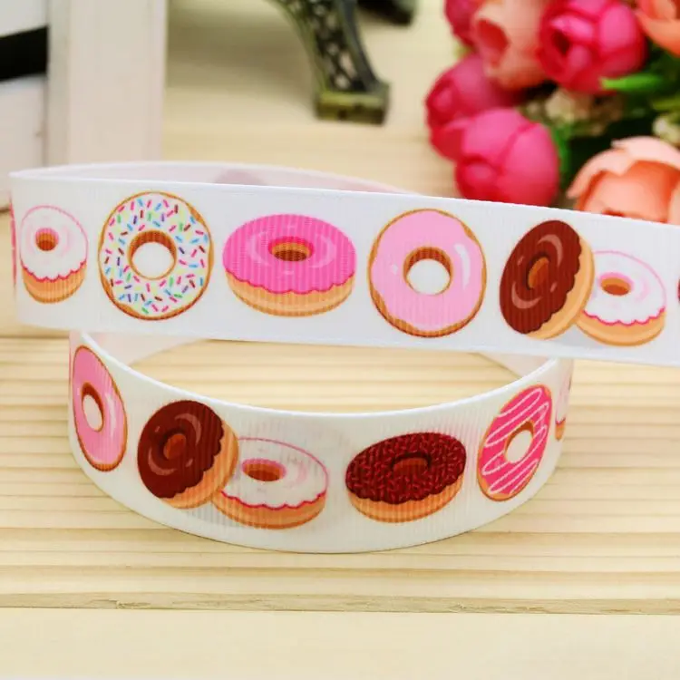 DUWES 7/8 ''Капкейк с бесплатной доставкой печатная grosgrain лента головной убор
