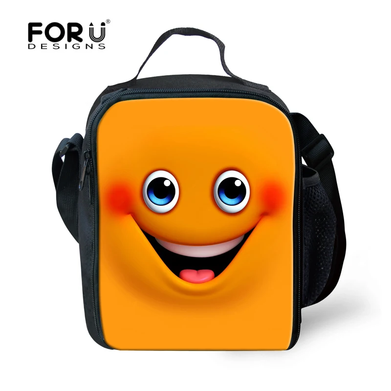 forudesigns cute 3d emoji smiley children cooler lunch box food for forudesigns outside travel thermal food picnic lunch bags cute 3d emoji children school cooler lunch box