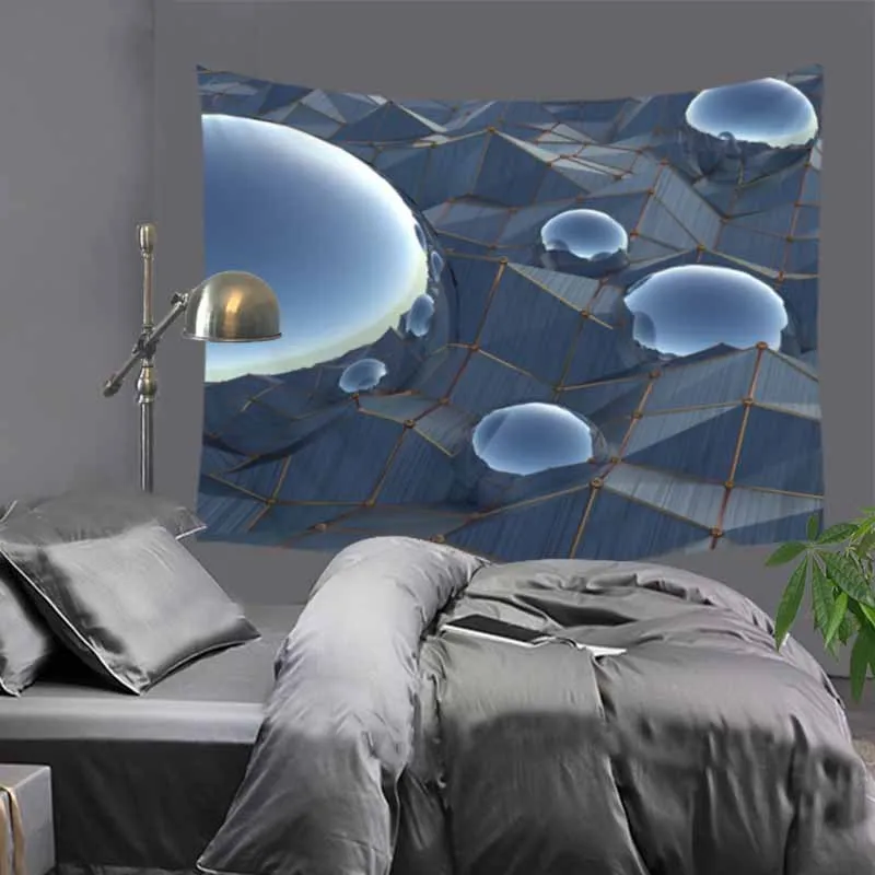 Аниме Картина маслом гобелен с пейзажем Настенный декор для гостиной настенное украшение для дома гобелен настенная ткань