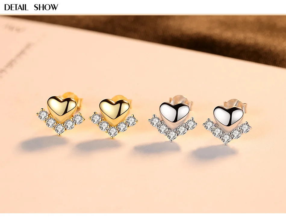 

S925 sterling silver mini earrings simple earrings accessories LBM14