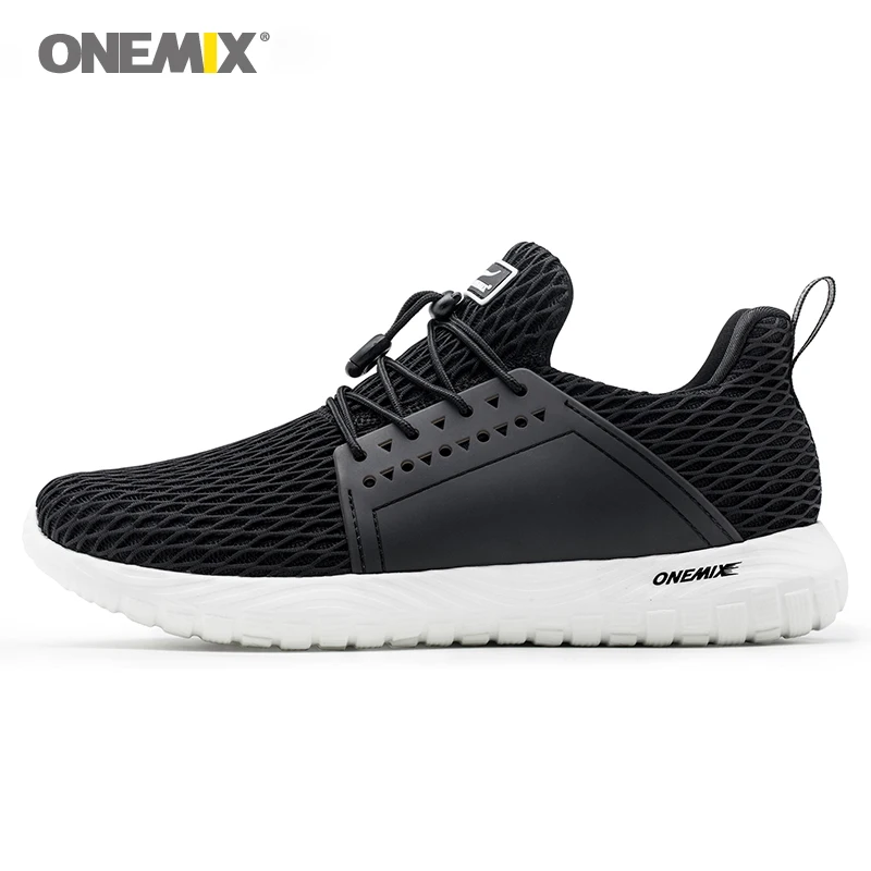 

ONEMIX 2019 Fashion Men Running Shoes Light Slip On Outdoor Soft Deodorant Insoles Durable Rubber Jogging Shoes Women Sneakers