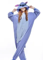 Довольно Kigurumi пижамы животных Костюмы Косплэй Хэллоуин костюм для взрослых одежды мультфильм Комбинезоны для женщин мужчина и женщина