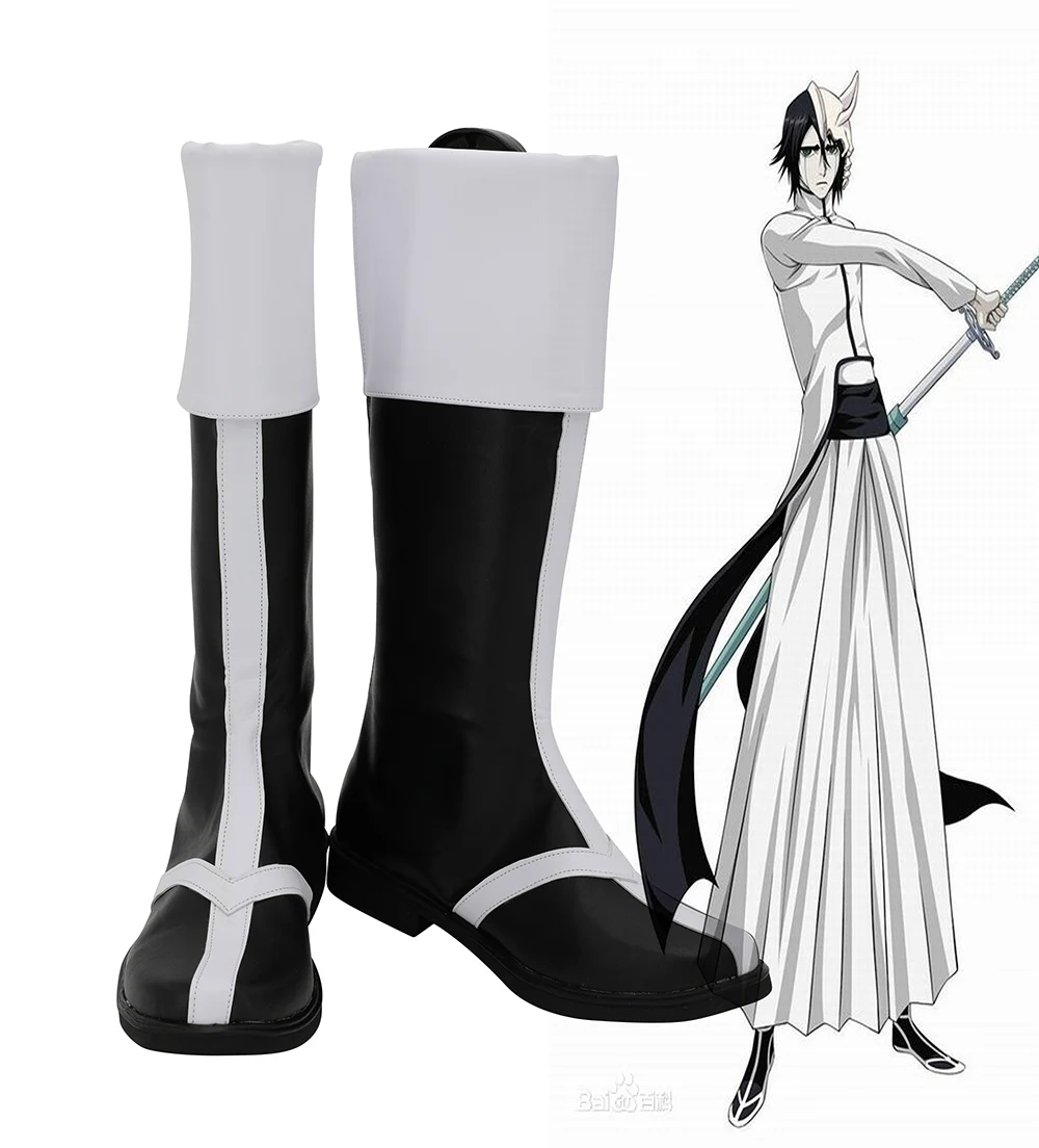 Bleach Anime Ulquiorra Cifer Canvas Shoes Cosplay Shoes Sneakers Black/White Bleach Anime Ulquiorra Cifer Canvas Shoes Cosplay Shoes Sneakers Black/White