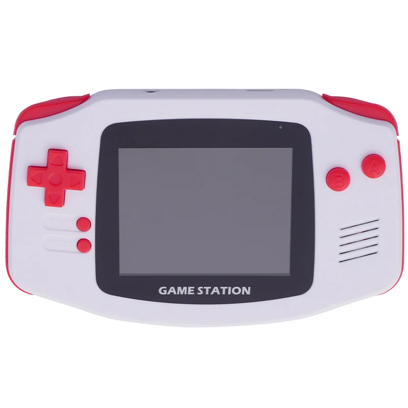 2.8 Inch Hd Color Lcd Kids Game Player Built-In 400 Games Pow kiddy Retro Portable Mini Handheld Game Console 8 Bit Support Tv - Цвет: White