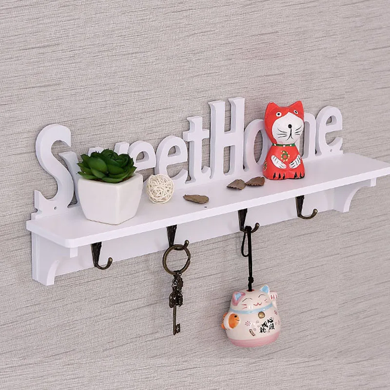 

Traditional Wall Floating Shelf Mantle for Bedroom living room Decorative Modern Simple Style for Storage rack Display